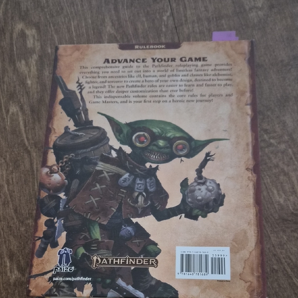 Pathfinder Core Rulebook Second Edition - image 5